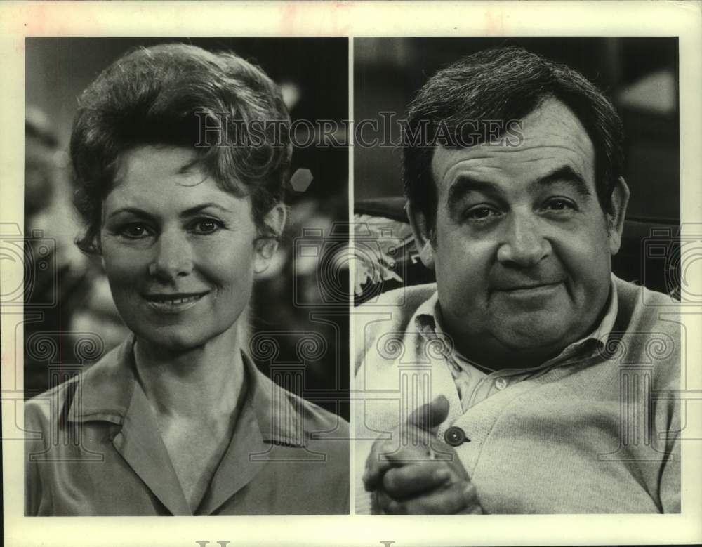 1983 Press Photo Marion Ross and Tom Bosley star on Happy Days. - Historic Images