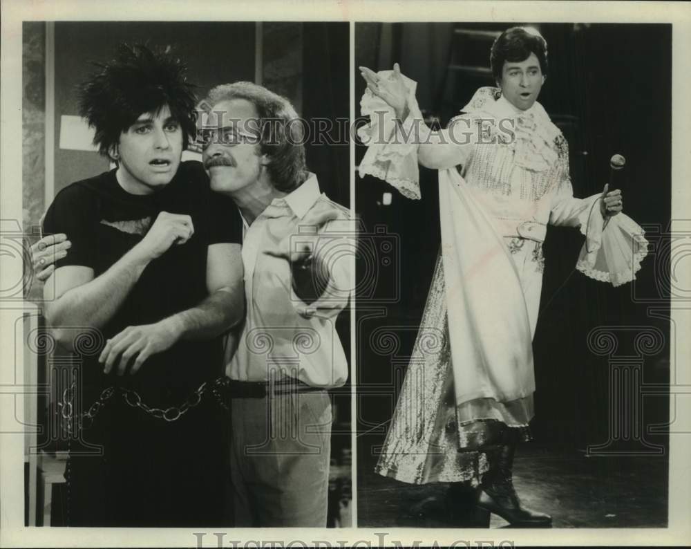 Press Photo Actor John Ritter with co-star in composite - Historic Images