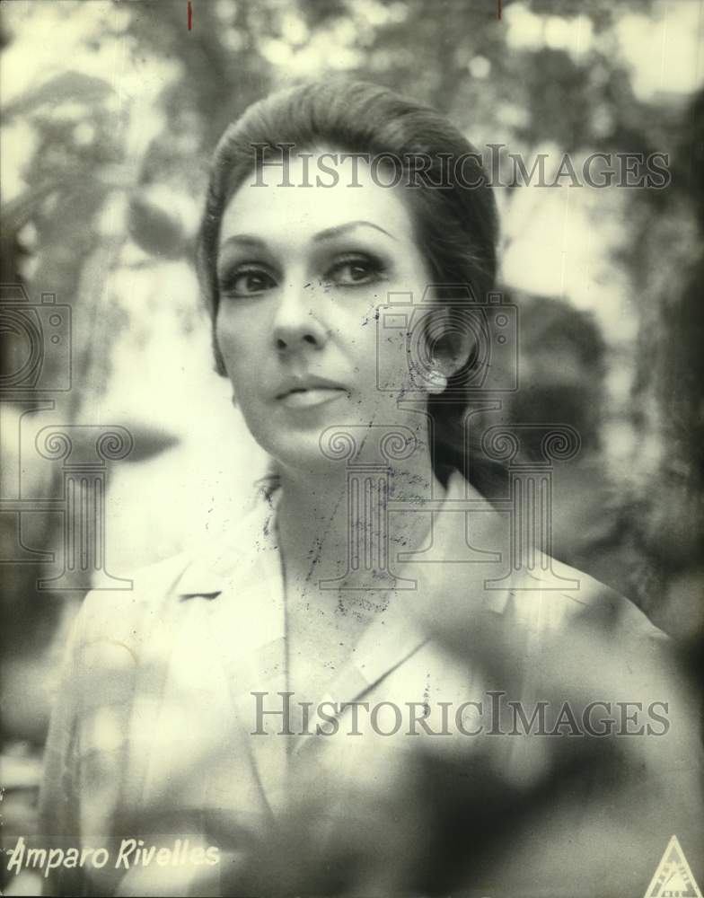 1978 Press Photo Actress Amparo Rivelles in "Pasiones Encendidas" - Historic Images