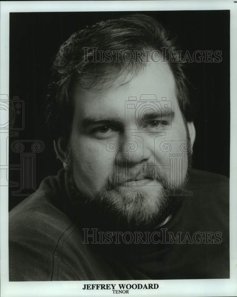 Press Photo Tenor Singer Jeffrey Woodard - Historic Images