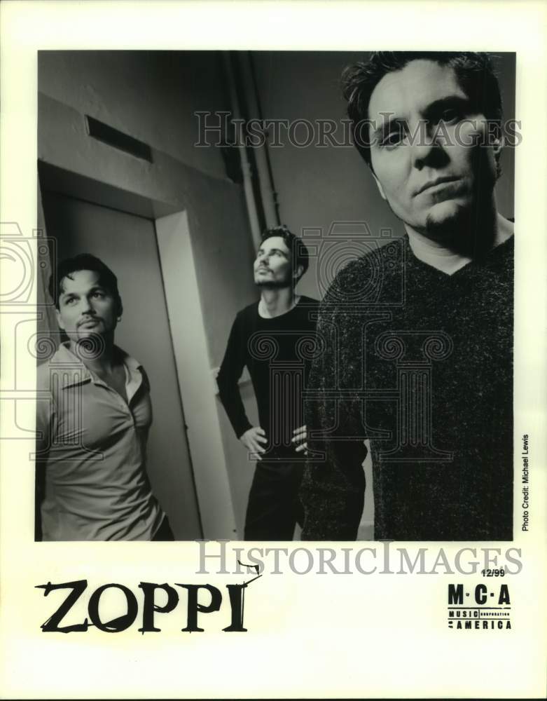 1999 Press Photo Members of Zoppi, rock band from Sacramento. - Historic Images