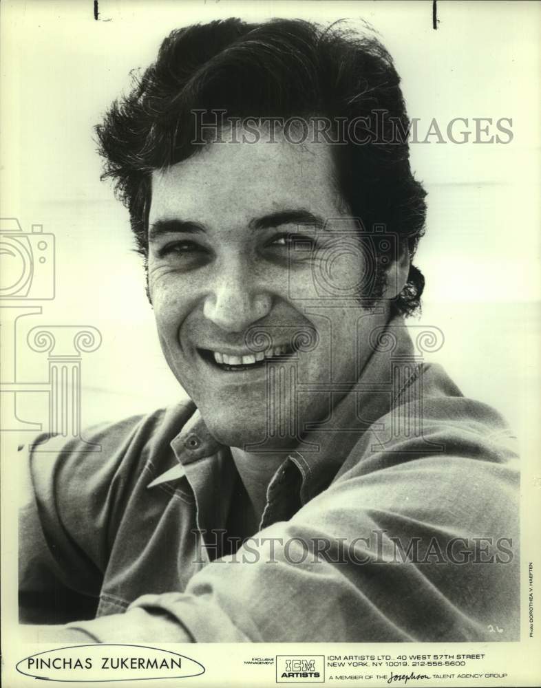 1983 Press Photo Musical Artist Pinchas Zukerman, Texas - Historic Images