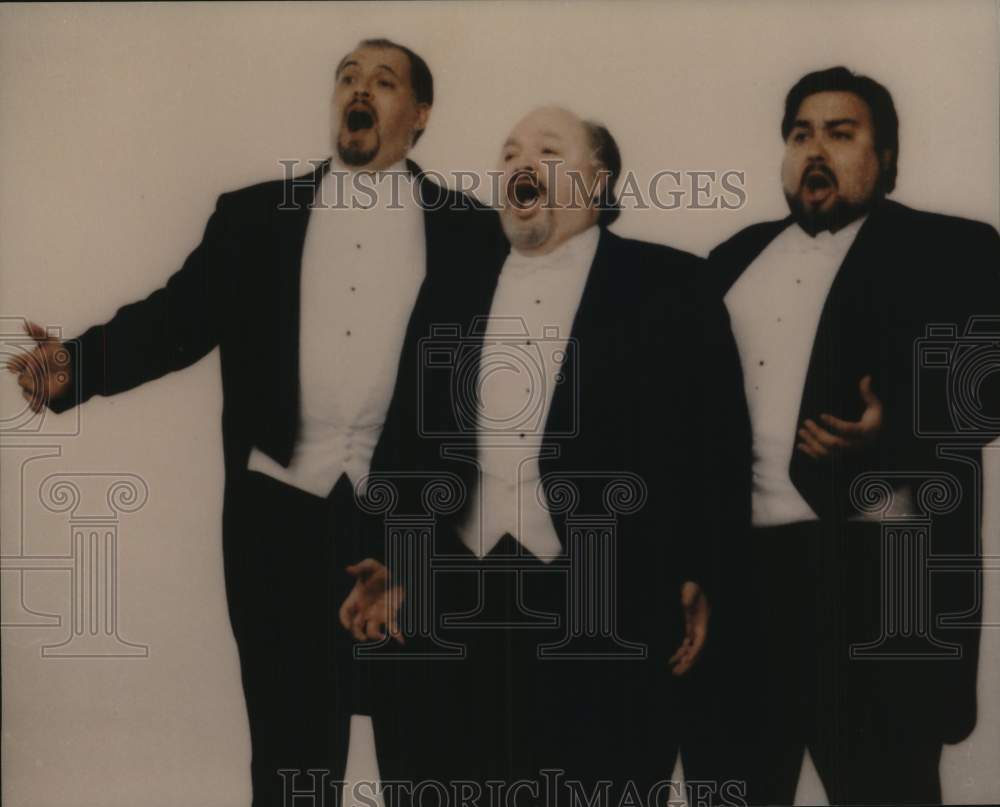 1998 Press Photo The Three San Antonio Tenors, Texas - Historic Images