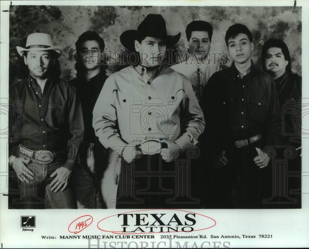 1995 Press Photo Texas Latino, Musical Group - Historic Images