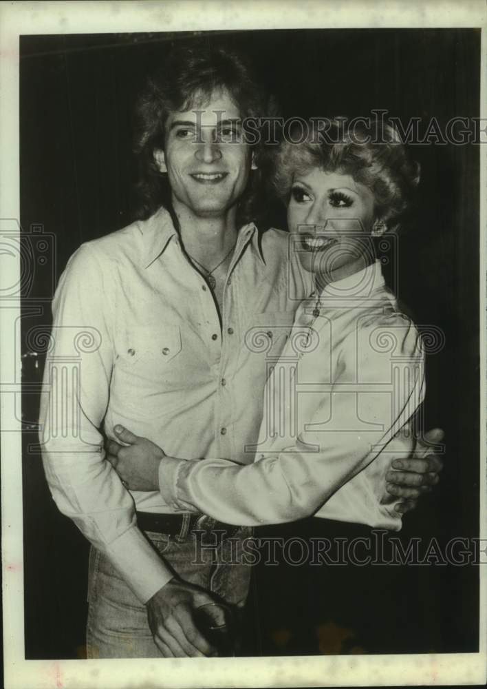 Press Photo Singer Rex Smith and Wanda Richert - Historic Images