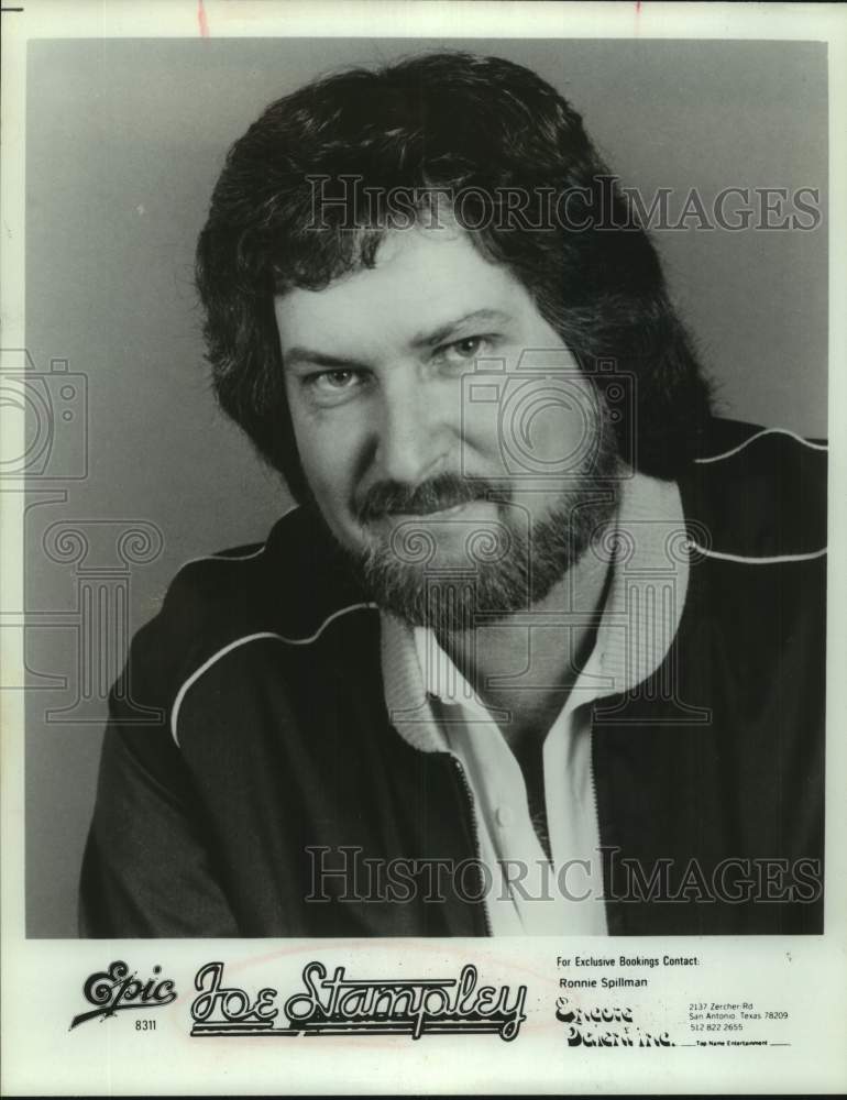 1983 Press Photo Joe Stampley, Singer, Entertainer - Historic Images