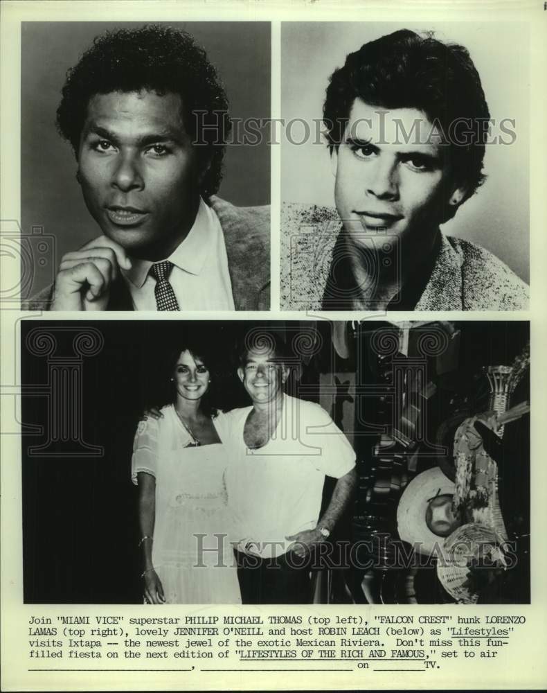 Press Photo Philip Scenes from Lifestyle of the Rich and Famous. - Historic Images