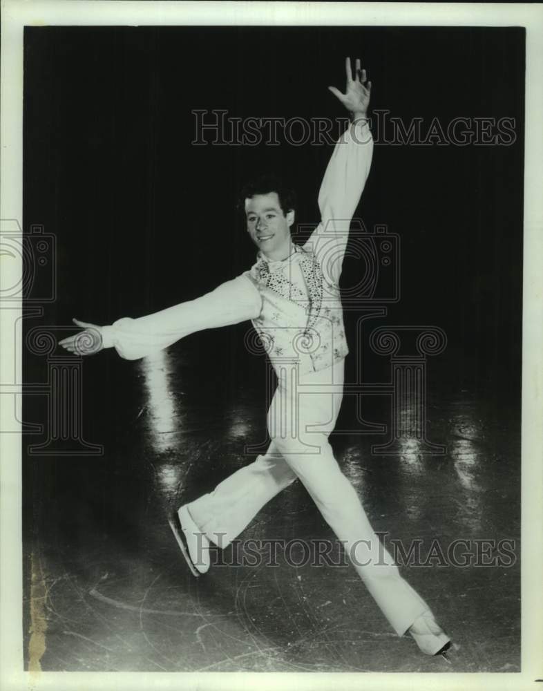 Ice Skater performs - Historic Images