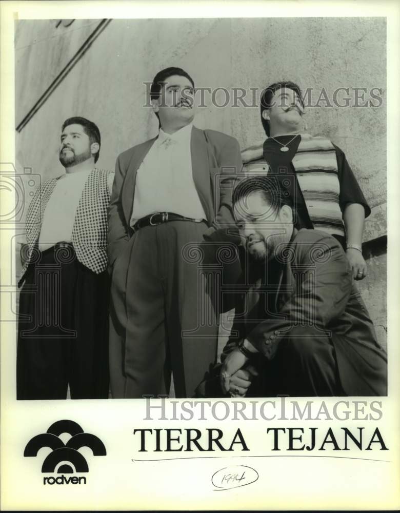 1994 Press Photo Four members of the band Tierra Tejana - Historic Images