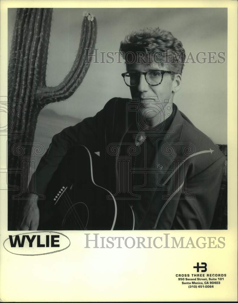 Press Photo Musician Wylie - Historic Images