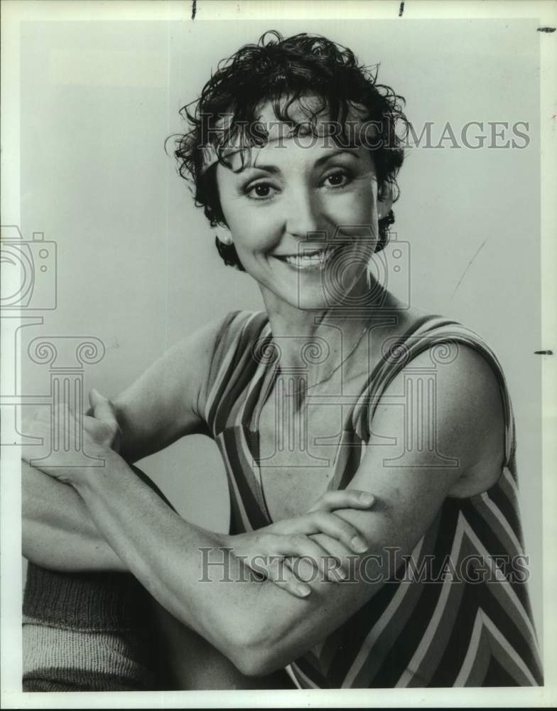 1986 Press Photo Television Aerobic Host Charlene Prichett - sap37564 - Historic Images