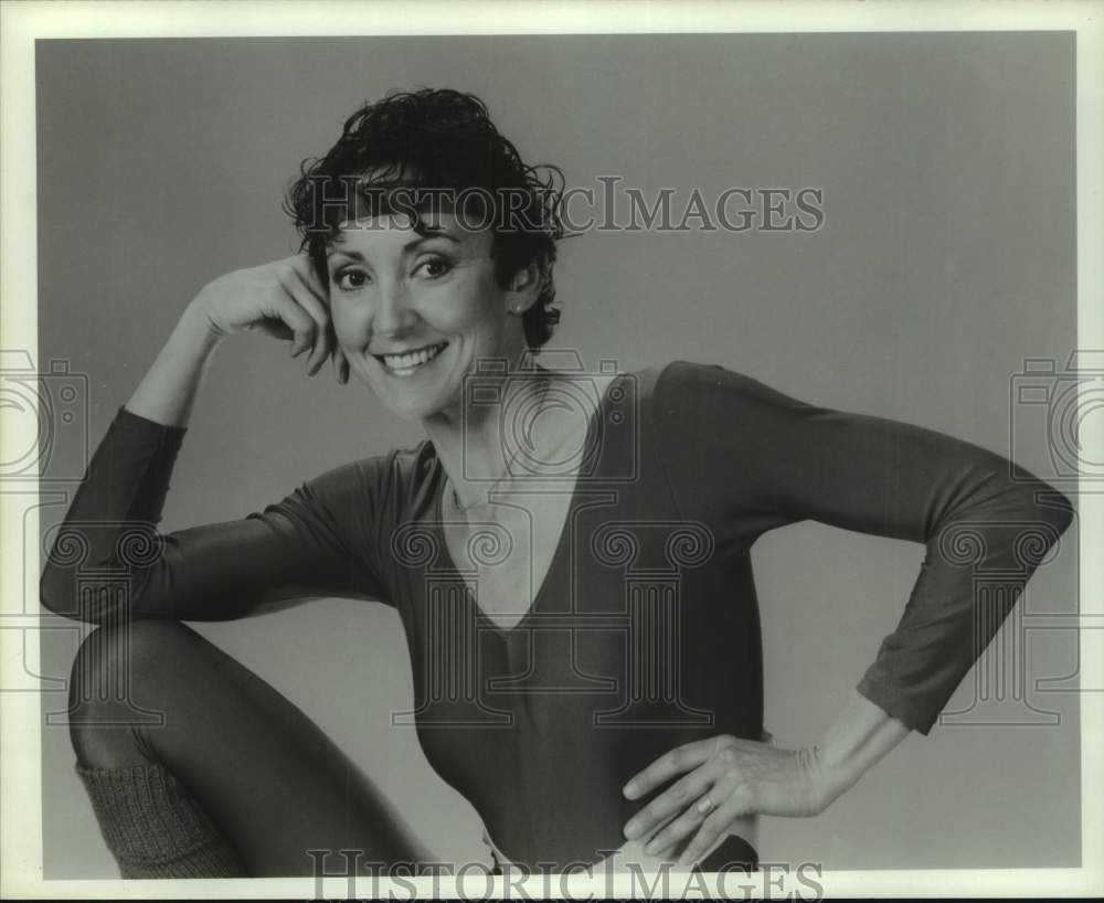 1986 Press Photo Charlene Prichett, Television Exercise Instructor - Historic Images