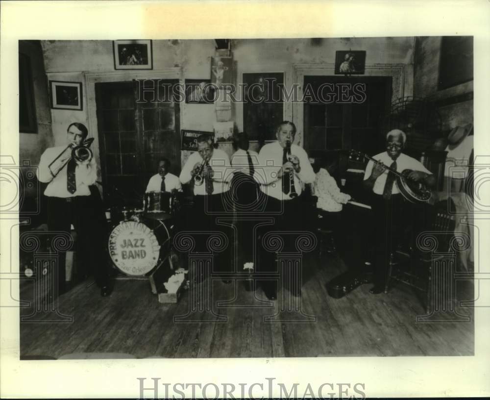 1990 Press Photo Members of the Preservation Hall Jazz Band - Historic Images