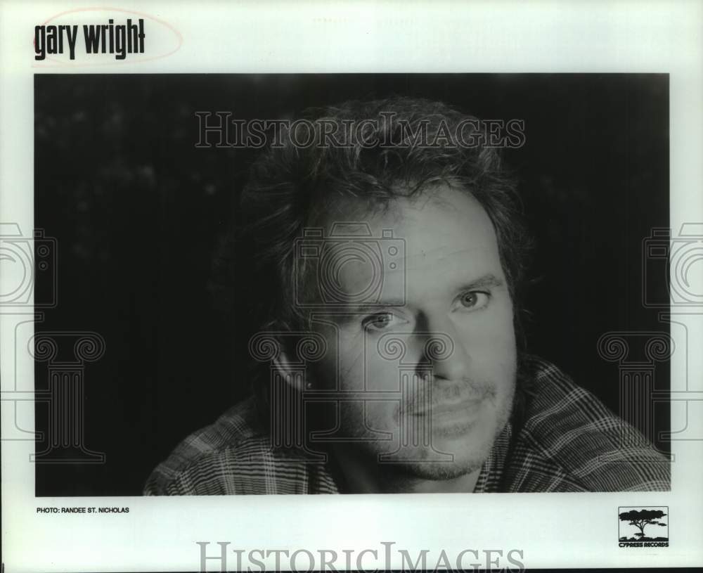 Press Photo Singer Gary Wright - Historic Images