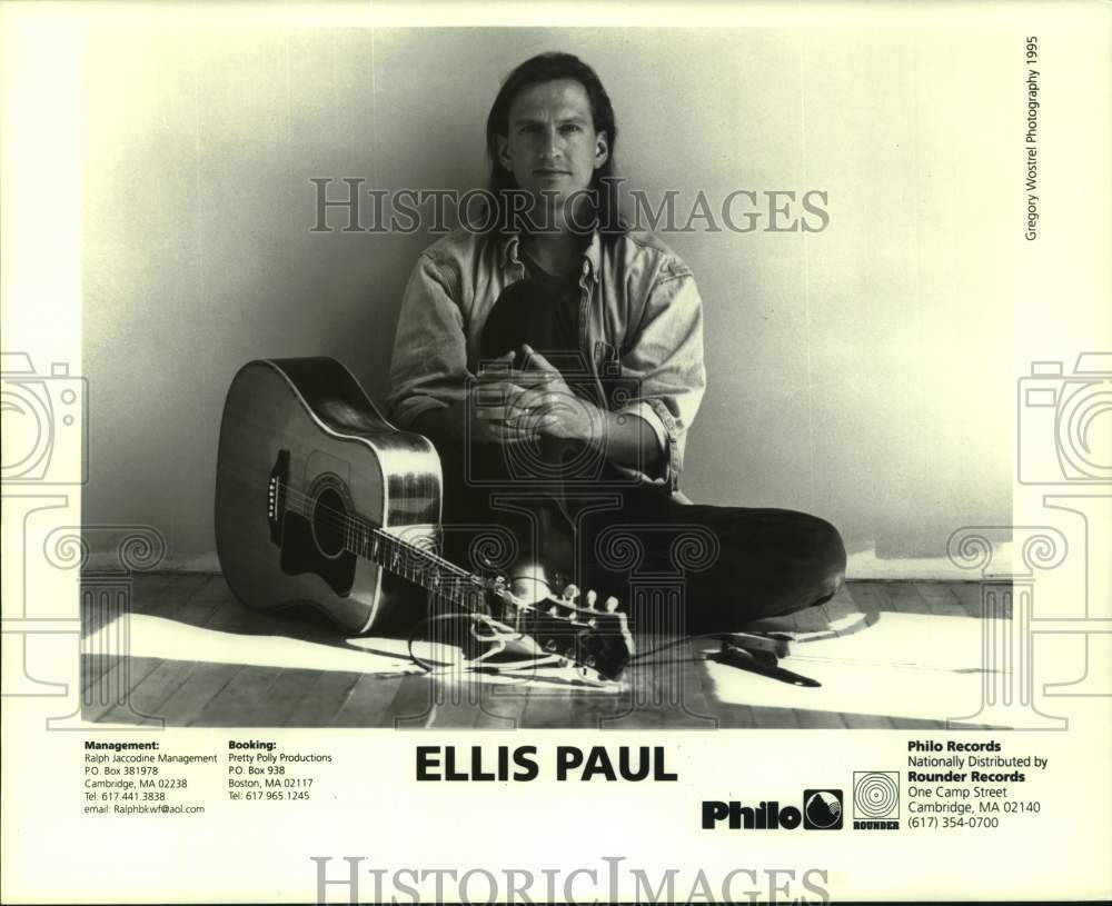 1995 Press Photo Ellis Paul, Musician - Historic Images