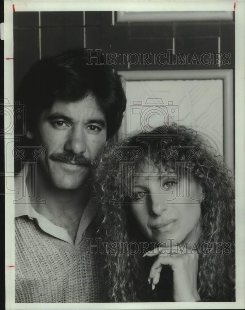 1983 Barbra Streisand with Geraldo Rivera - Historic Images