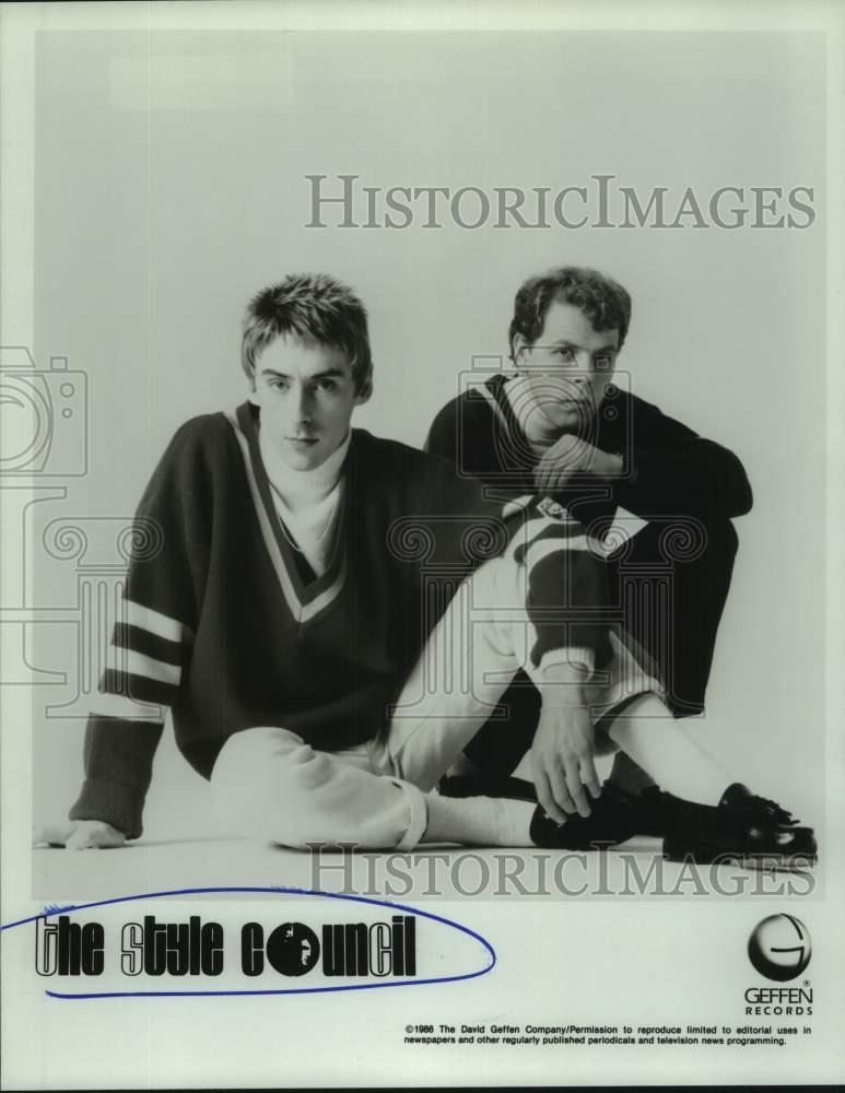 1986 Two members of The Style Council band - Historic Images