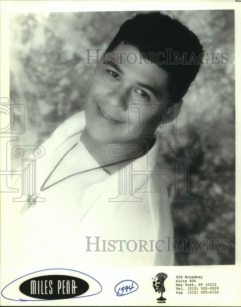 1994 Press Photo Musician Miles Pena - Historic Images