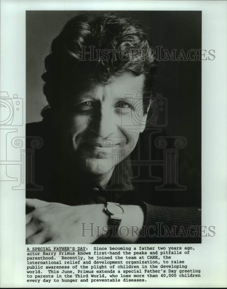 Press Photo Barry Primus, Actor - Historic Images