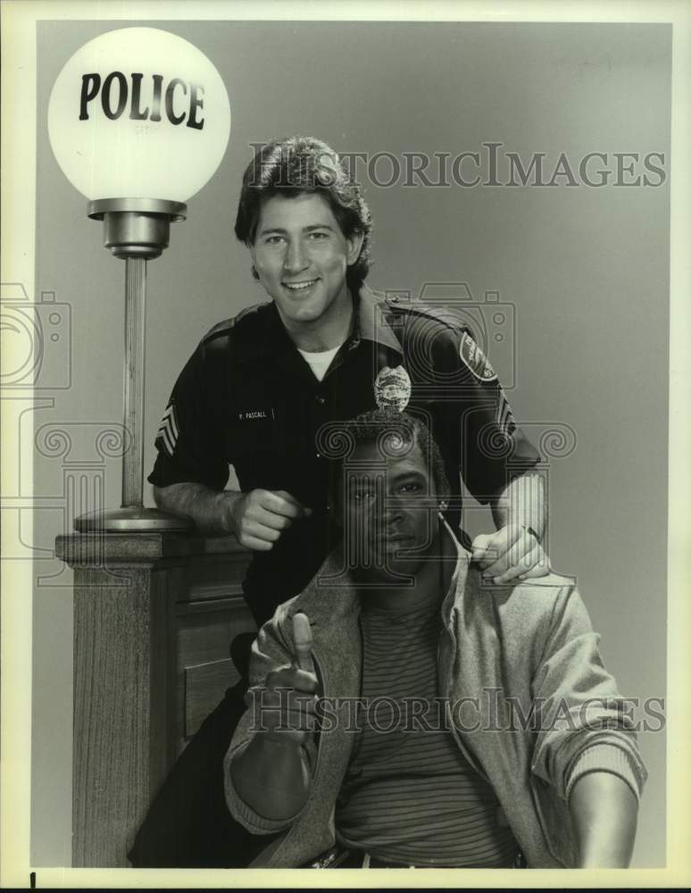 1985 Actors Jonathan Perpich, Ernie Hudson in &quot;The Last Precinct&quot; - Historic Images