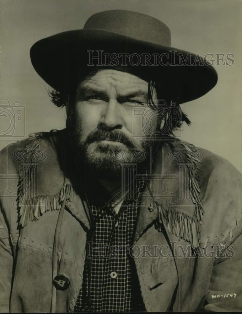 Press Photo Bearded Actor in closeup - Historic Images