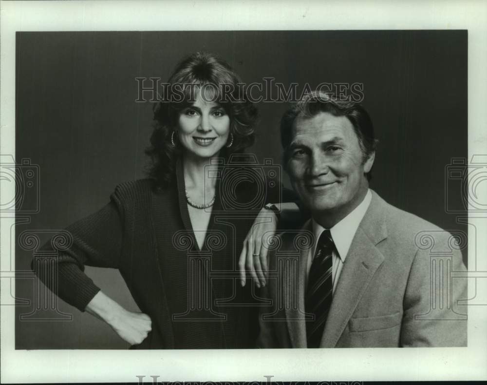 1983 Press Photo Actors Holly and Jack Palance - Historic Images