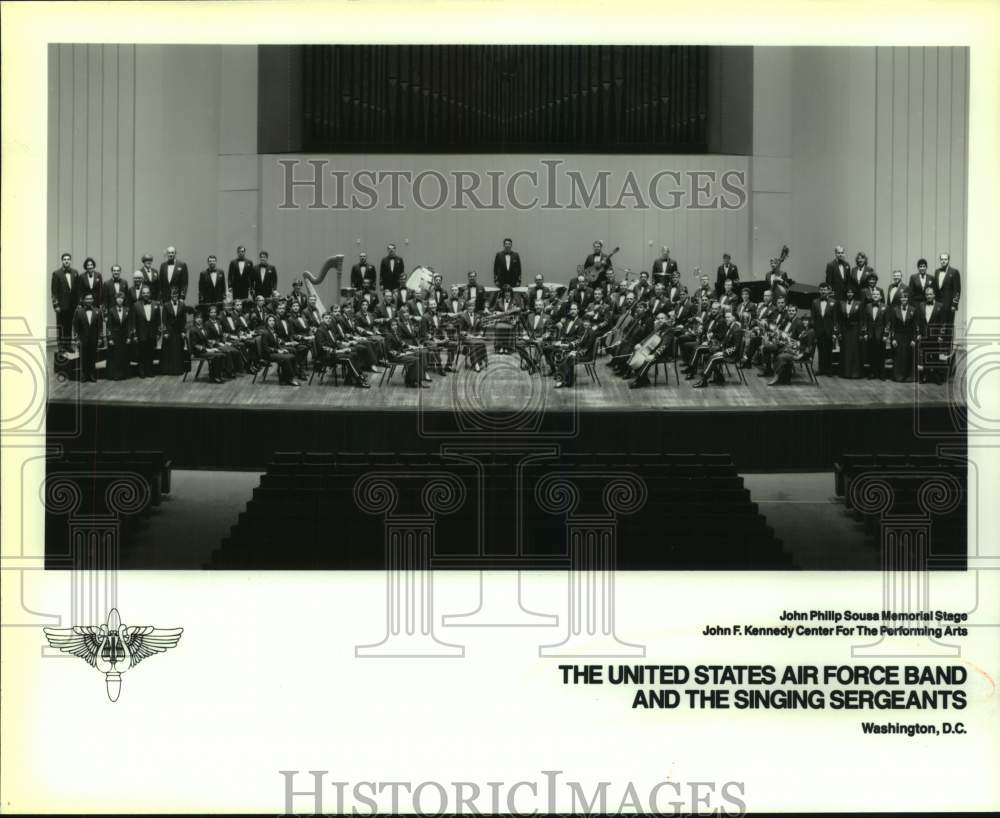 Press Photo The United States Air Force Band and the Singing Sergeants - Historic Images