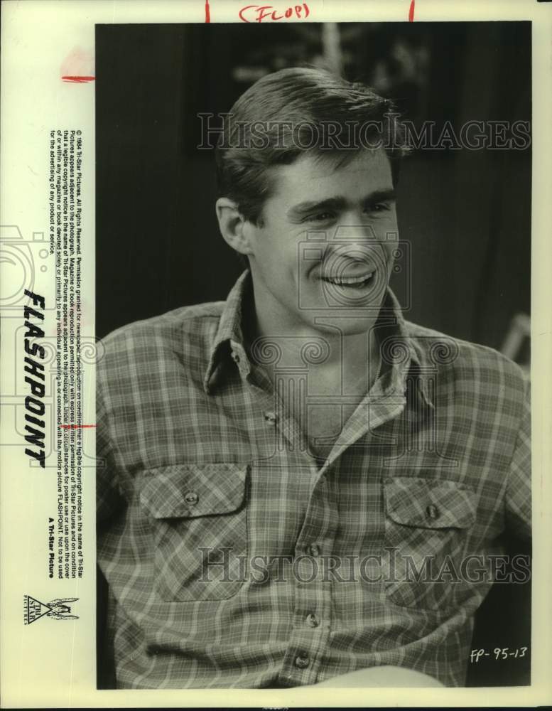 1984 Press Photo Actor Treat Williams in Flashpoint - Historic Images