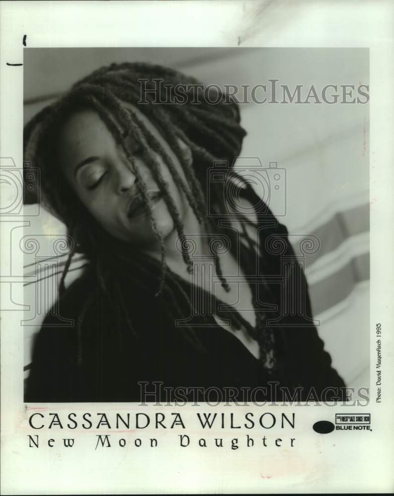 1995 Press Photo Musician Cassandra Wilson for "New Moon Daughter" Album - Historic Images