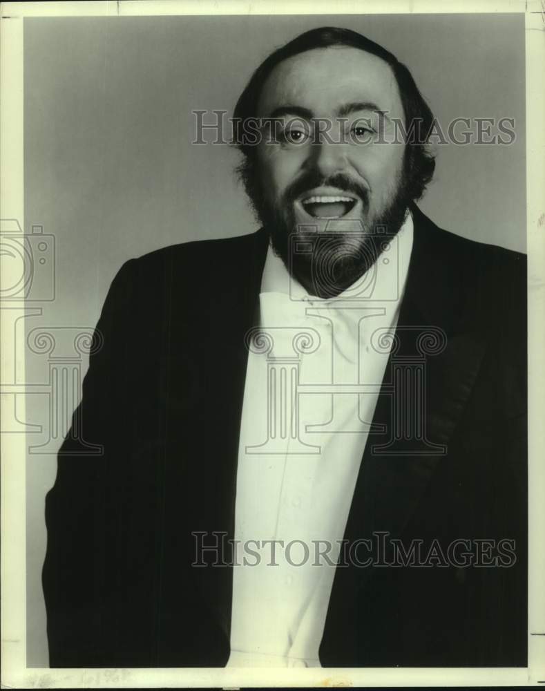 Press Photo Tenor Singer Luciano Pavarotti - Historic Images