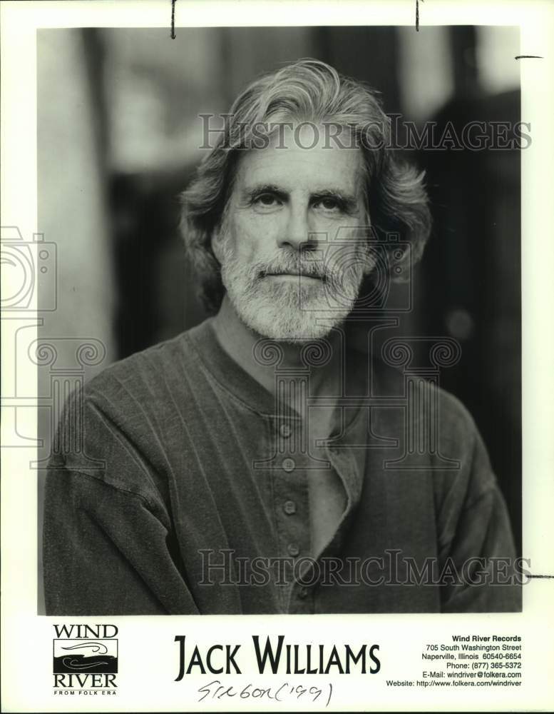 1999 Press Photo Musical Artist Jack Williams - sap41273 - Historic Images