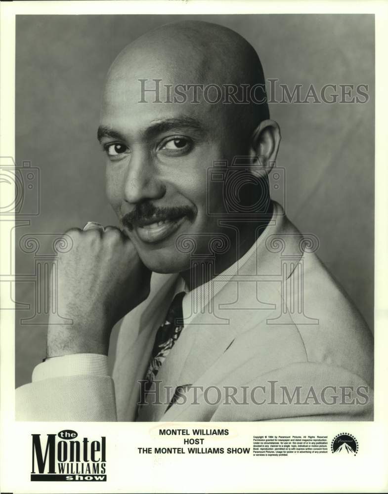1994 Host Montel Williams of "The Motel Williams Show" - Historic Images