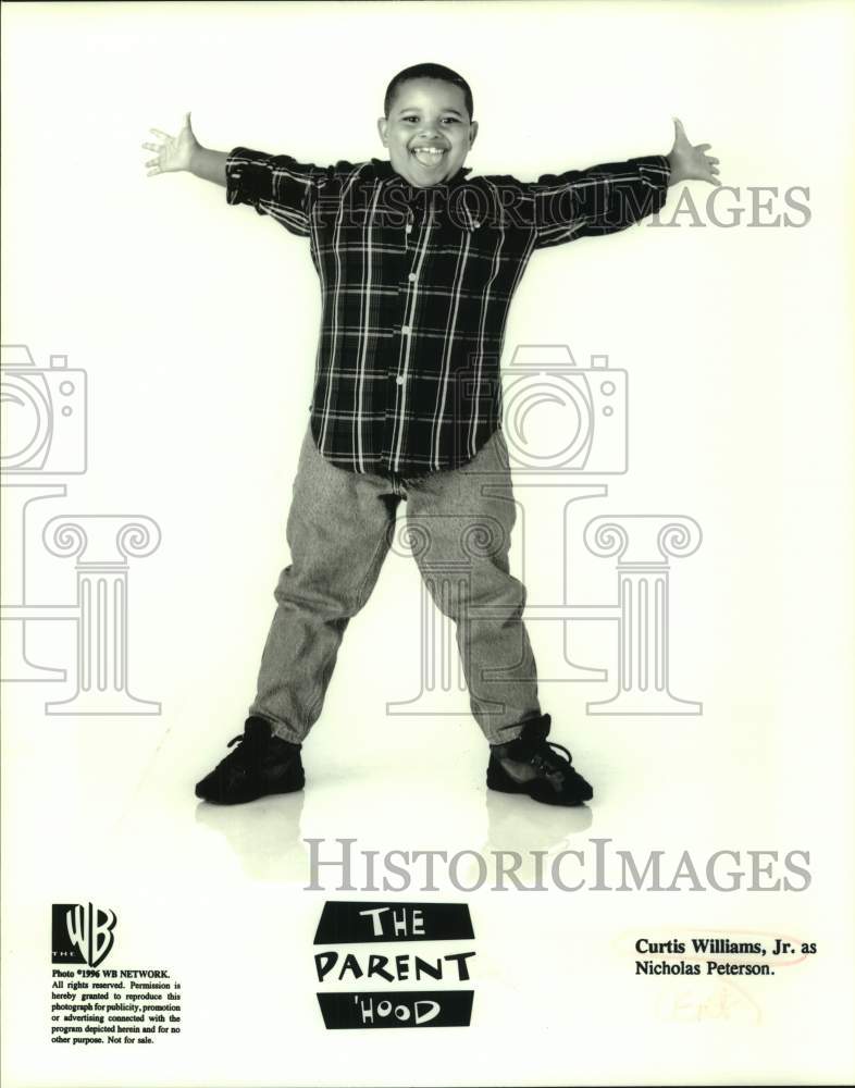 1996 Press Photo Curtis Williams, Jr., Actor in &quot;The Parent &#39;Hood&quot; - Historic Images