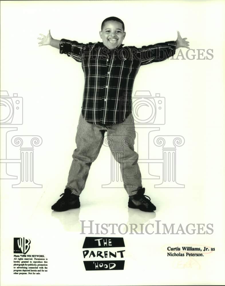 1996 Press Photo Curtis Williams, Jr., Actor in "The Parent 'Hood" - Historic Images