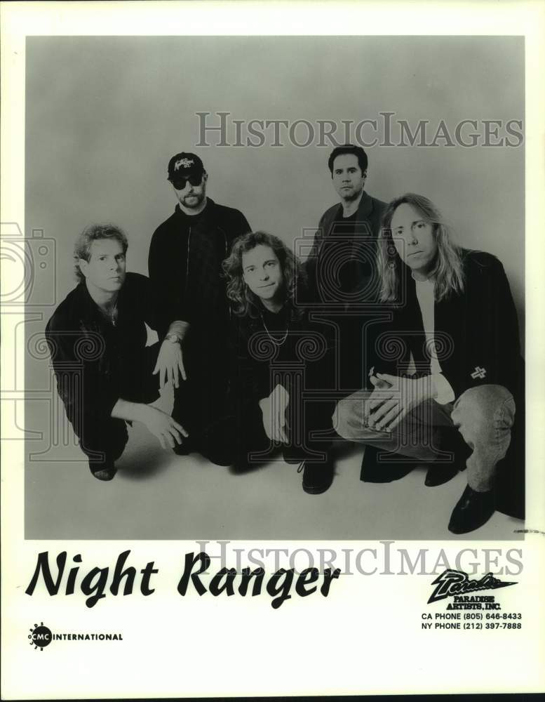 Members of the Night Ranger band - Historic Images