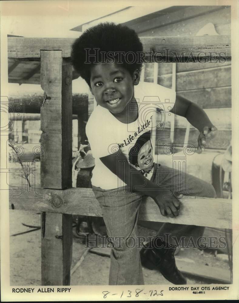 1974 Press Photo Rodney Allen Rippy, Actor - Historic Images