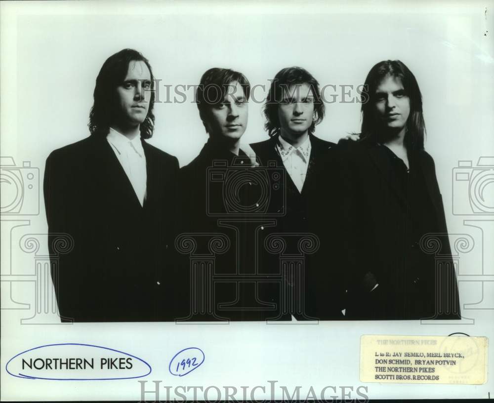 1992 Four members of the band Northern Pikes - Historic Images