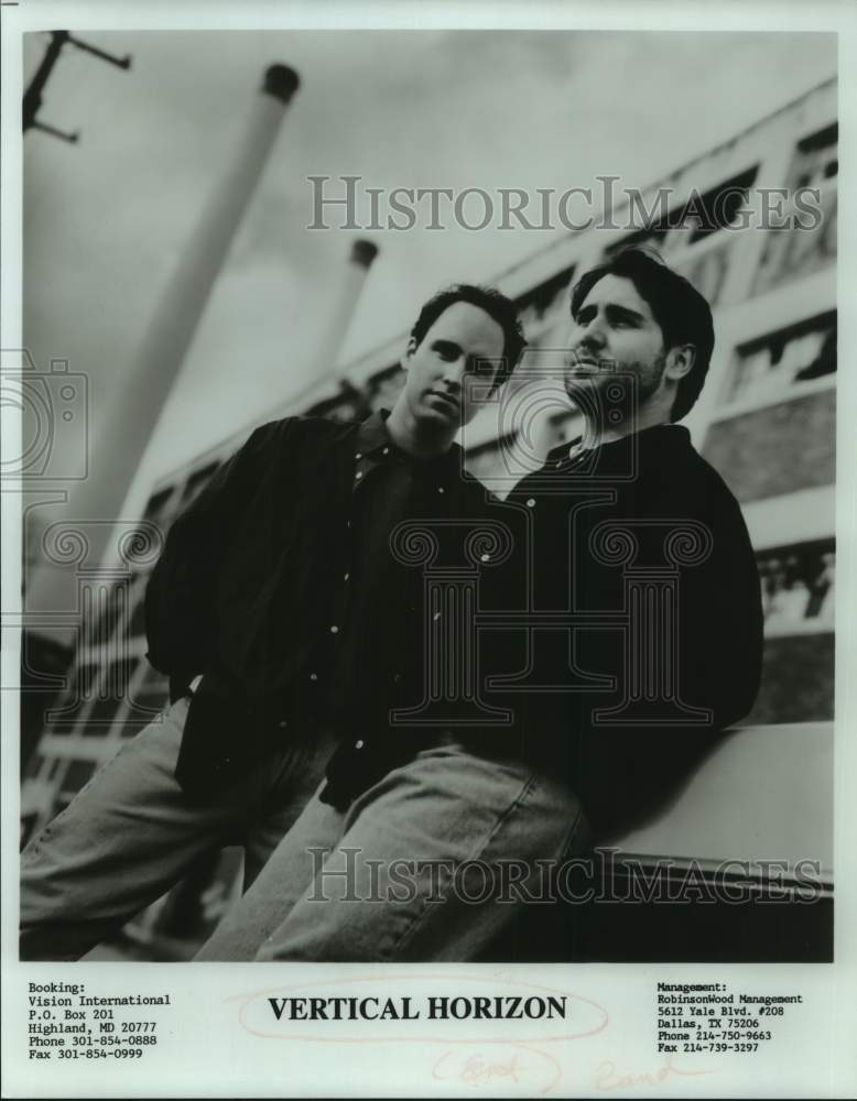 1997 Press Photo Members of Vertical Horizon, American alternative rock band. - Historic Images