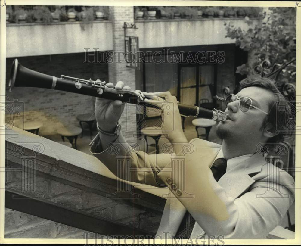 1980 Press Photo Allan Vache, American jazz clarinetist. - Historic Images