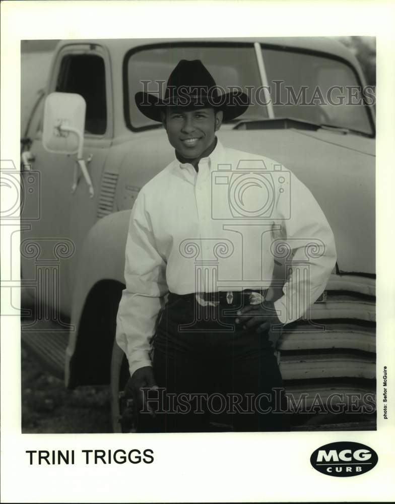 Press Photo Trini Triggs, country music singer. - Historic Images