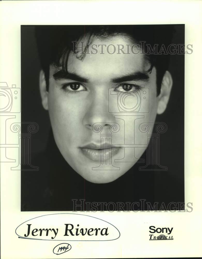 1994 Press Photo Jerry Rivera, Puerto Rican salsa singer and songwriter. - Historic Images