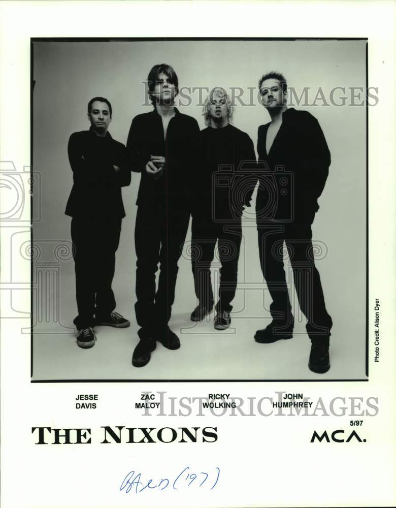 1997 Press Photo Members of The Nixons, American alternative rock band. - Historic Images