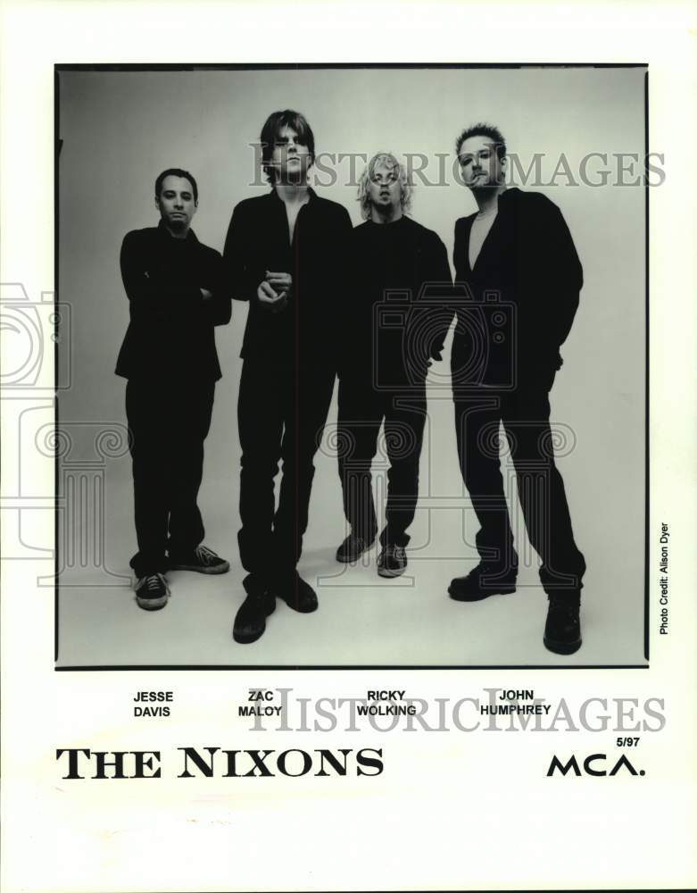 1997 Press Photo Members of The Nixons, American alternative rock band. - Historic Images