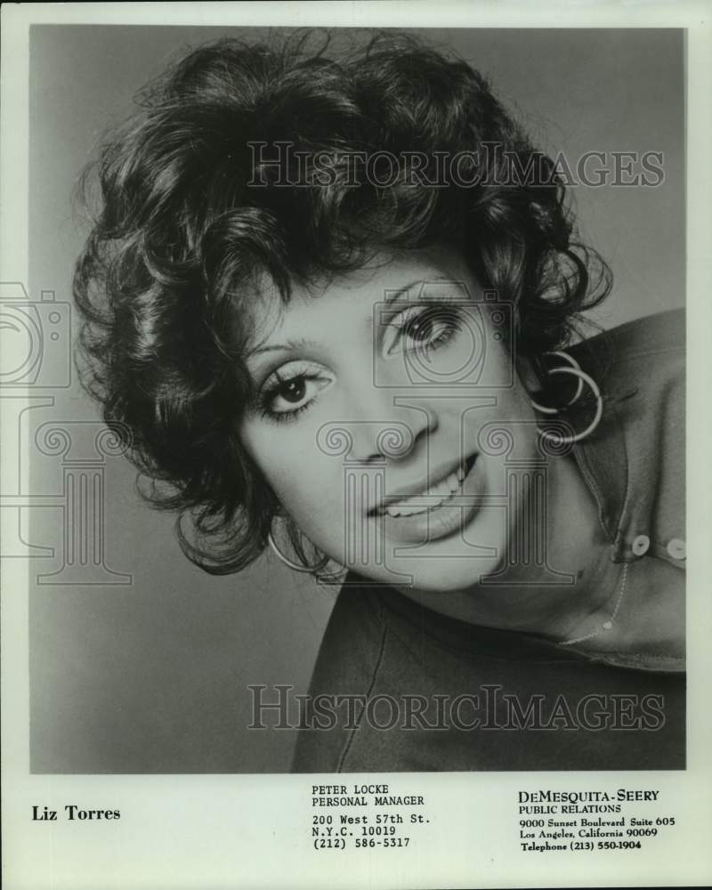 Press Photo Actress Liz Torres - Historic Images