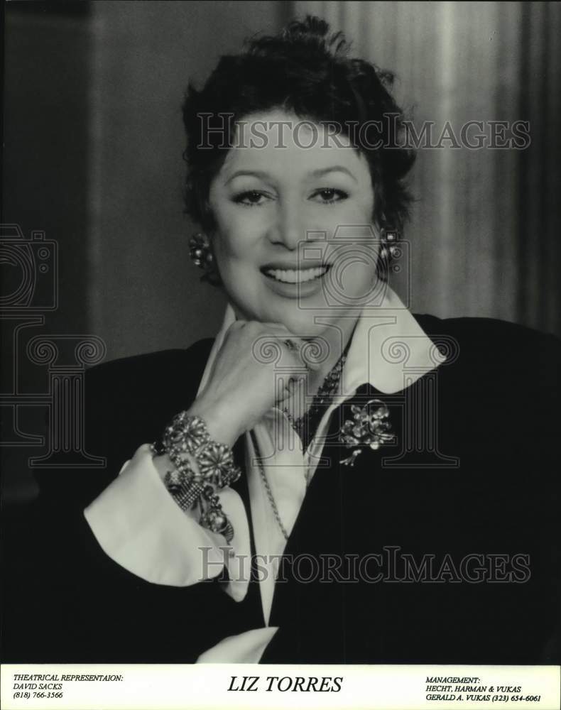 Press Photo Actress Liz Torres - Historic Images