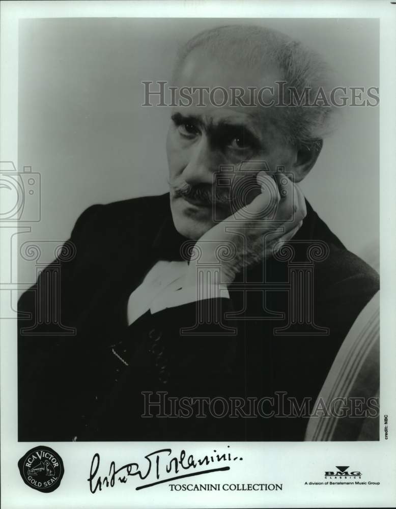 Press Photo Conductor Arturo Toscanini - Historic Images