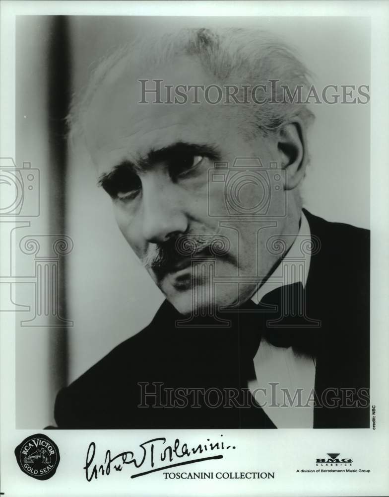 Press Photo Conductor Arturo Toscanini - Historic Images