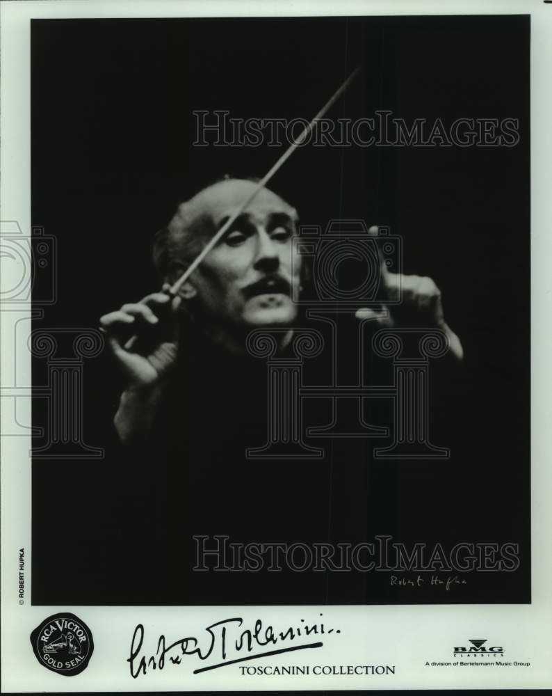 Press Photo Conductor Arturo Toscanini - Historic Images