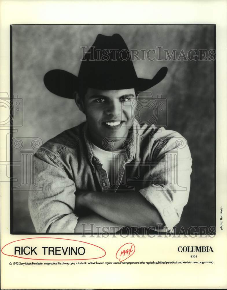 1993 Press Photo Rick Trevino, Musical Artist - Historic Images