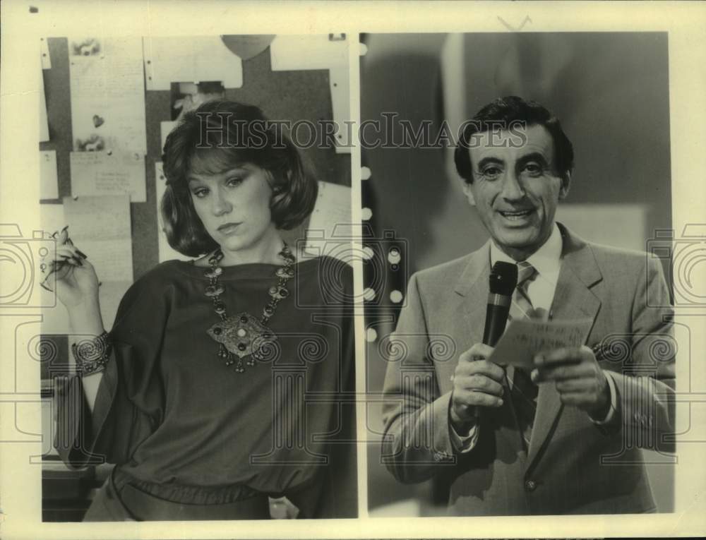 1984 Press Photo Actors Mary Kay Place and Jaime Farr in "For Love Or Money" - Historic Images